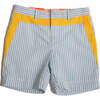 Frank Seersucker Golf Shorts, Waze Mix - Shorts - 1 - thumbnail