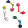 Genoveva Tokyo Ties, Rainbow (Set of 4) - Hair Accessories - 1 - thumbnail