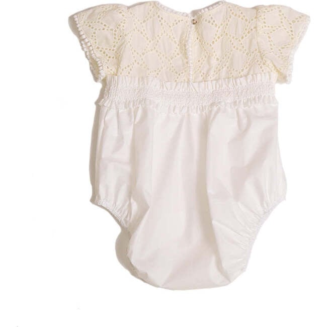 Camila Patchwork Onesie, Sugar - Onesies - 2