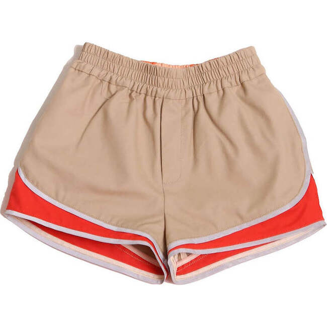 Pull-On Reflective Gym Shorts, Stop Mix