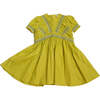 Pia Sunray Smocked Frock, Aloe - Dresses - 1 - thumbnail