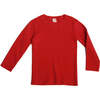 3/4 Sleeve Ribbed Crew Neck, Stop - Shirts - 1 - thumbnail