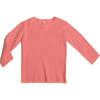 3/4 Sleeve Ribbed Crew Neck, Sierra - Shirts - 1 - thumbnail