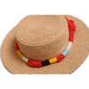 Picnic Straw Boater Hat With Knotted Ribbon, Stop - Hats - 2 - thumbnail