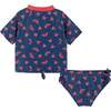 Watermelon Rashguard Set, Navy - Rash Guards - 2