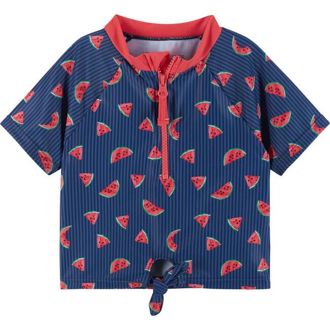 Watermelon Rashguard Set, Navy - Rash Guards - 3