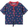 Watermelon Rashguard Set, Navy - Rash Guards - 3