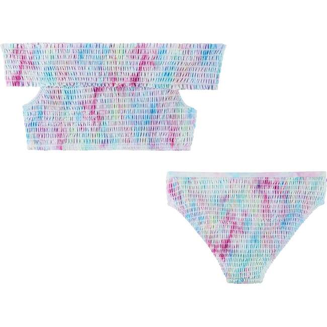 Tween Tie-Dye Cold Shoulder Bikini, Purple - Two Pieces - 4