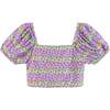 Tween Purple Star Fish Bikini, Rainbow - Two Pieces - 3