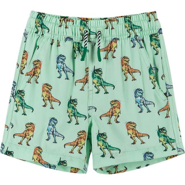 Stretch Snorkel Rex Boardshort, Blue - Swim Trunks - 1