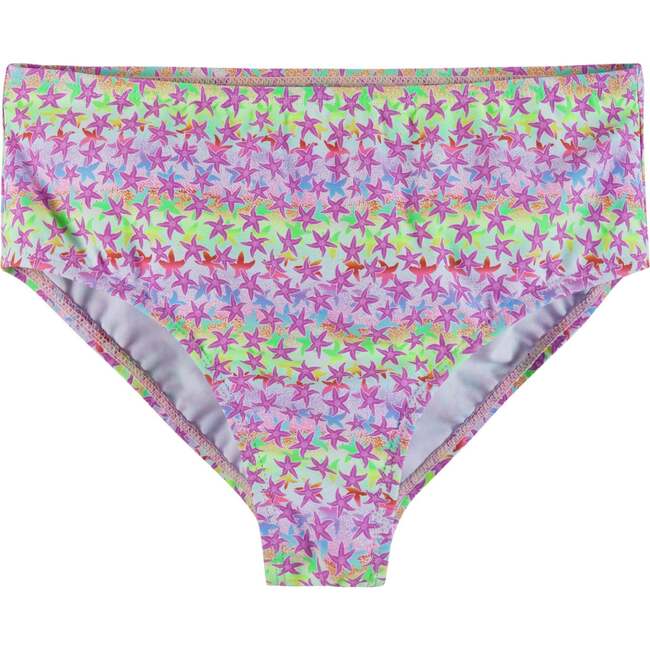 Tween Purple Star Fish Bikini, Rainbow - Two Pieces - 4