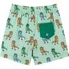 Stretch Snorkel Rex Boardshort, Blue - Swim Trunks - 2