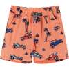 Short Sleeve Dune Buggy Rashguard Swim Set, Orange - Mixed Apparel Set - 5