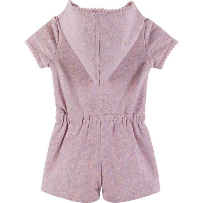 Rainbow Cover-Up Romper, Pink - One Pieces - 2