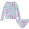 Tween Pastel Tie-Dye Rashguard Set (Size 7-16 Years), Pink - Rash Guards - 5