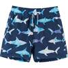 Short Sleeve Tie-Dye Shark Rashguard Swim Set - Rash Guards - 4