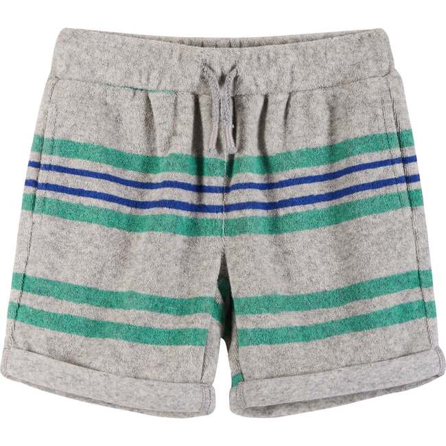 Shark French Terry Cover-Up Hoodie Set, Gray - Mixed Apparel Set - 4