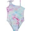 Swimsuit With Skirt Set, Pink And Silver - Mixed Apparel Set - 6