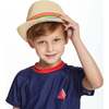 Multicolor Band Fedora Hat, Beige - Hats - 2