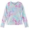 Tween Pastel Tie-Dye Rashguard Set (Size 7-16 Years), Pink - Rash Guards - 6