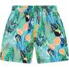Long Sleeve Giraffe Rashguard Swim Set, Green - Rash Guards - 3