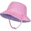 Floral Reversible Bucket Hat, Purple - Hats - 2