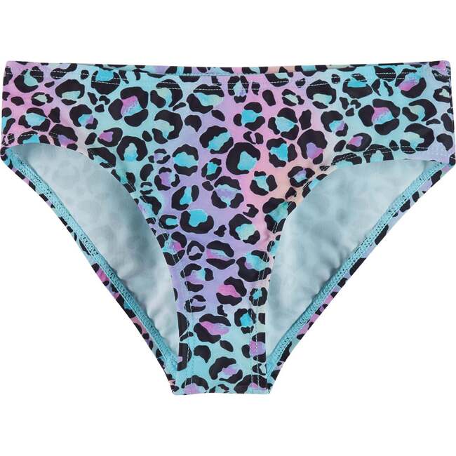 Leopard Rashguard Set, Aqua - Rash Guards - 4