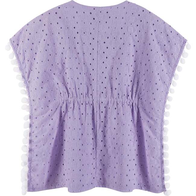 Eyelet Cover-Up, Purple - Cover-Ups - 2