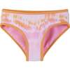 Reversible Tie-Dye Print Two-Piece Swim Suit, Pink - Two Pieces - 6