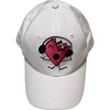 Baseball Hat DJ Heart Patch, White - Hats - 1 - thumbnail