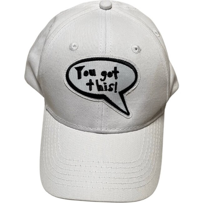 Baseball Hat You’ve Got This Patch, White