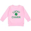 Lucky Charm L/S Sweatshirt, Pink - Sweatshirts - 1 - thumbnail