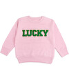 Lucky Patch St. Patrick's Day Sweatshirt, Pink - Sweatshirts - 1 - thumbnail