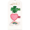 Lucky Charm St. Patrick's Day Clip Set, Multi - Hair Accessories - 1 - thumbnail