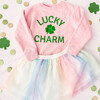 Lucky Charm L/S Sweatshirt, Pink - Sweatshirts - 4