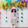 Cutest Clover St. Patrick's Day Sweatshirt, Pink - Sweatshirts - 2