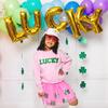 Lucky Patch St. Patrick's Day Sweatshirt, Pink - Sweatshirts - 4