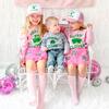 Coolest Clover St. Patrick's Day Long Sleeve Bodysuit, Grey - Onesies - 3