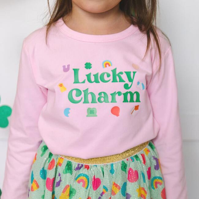 Lucky Charm L/S Shirt, Pink - Shirts - 3