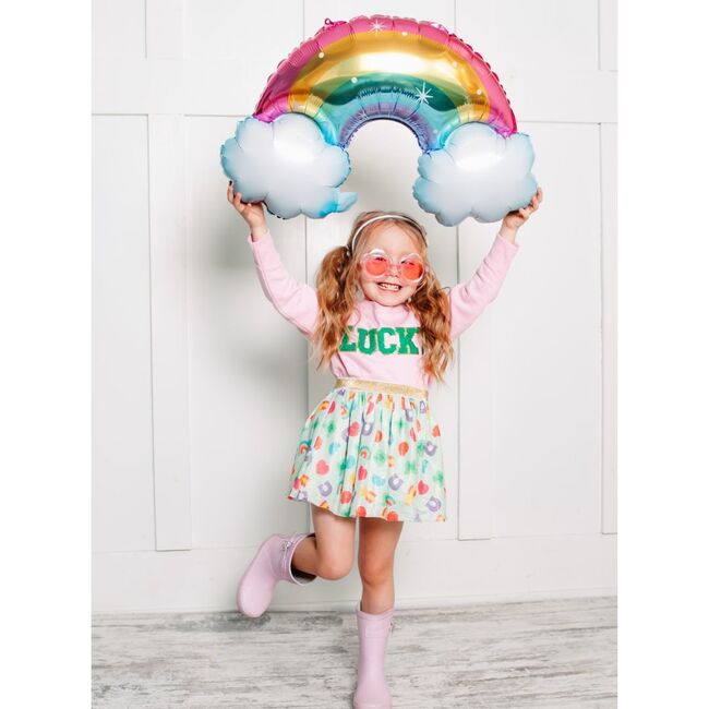 Lucky Patch St. Patrick's Day Sweatshirt, Pink - Sweatshirts - 7