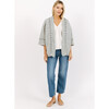 Women's Salinas Hand Embroidered Cardigan, Dove - Sweaters - 2 - thumbnail