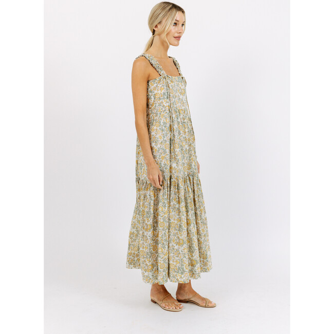Women's Rio Drawstring Strap Dress With Side Zip, Marigold - Dresses - 2