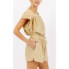 Women's Track Wide Leg Printed Shorts, Honeysuckle - Shorts - 5