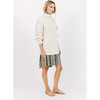 Women's Pichu Pichu High Neck Pullover Sweater, Ecru - Sweaters - 4 - thumbnail