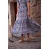 Women's Sonoma Scalloped V-Neck Dress, Bluebonnet - Dresses - 3 - thumbnail
