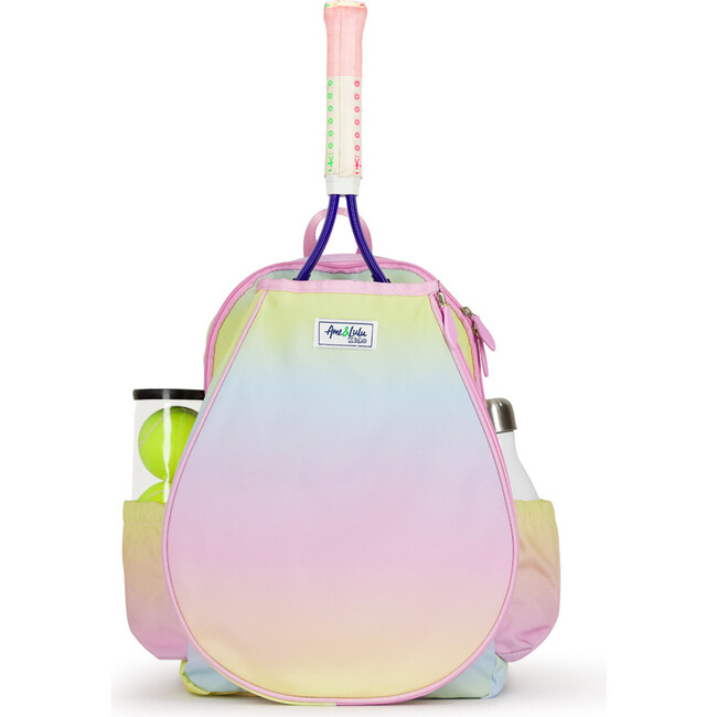 Little Love Tennis Backpack, Rainbow Sherbert