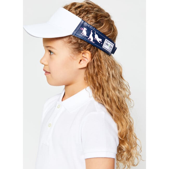 Little Love Visor, Cross-Court Puppies - Hats - 3