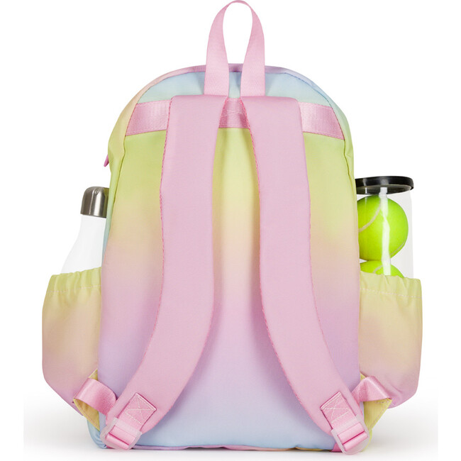 Little Love Tennis Backpack, Rainbow Sherbert - Backpacks - 2