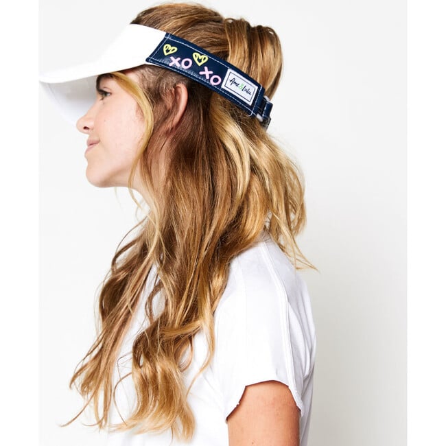 Jr. Love Visor, XO Tennis - Hats - 2