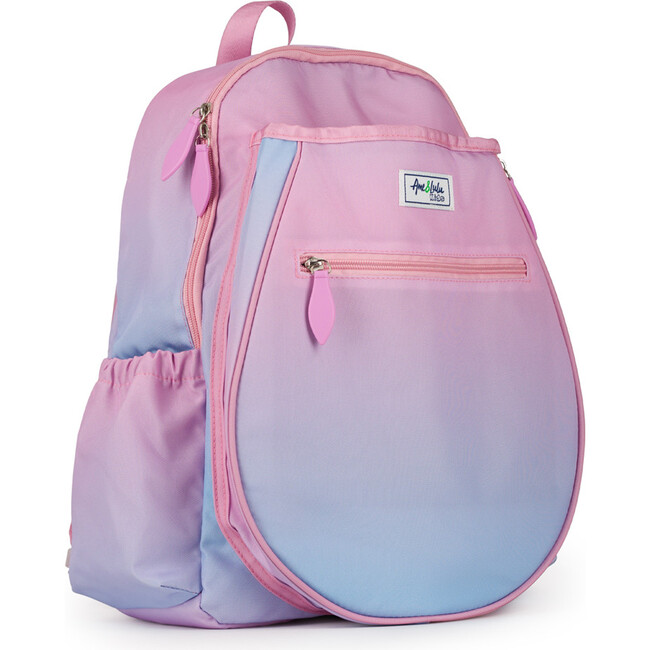 Big Love Tennis Backpack, Pink And Blue Sorbet - Backpacks - 3